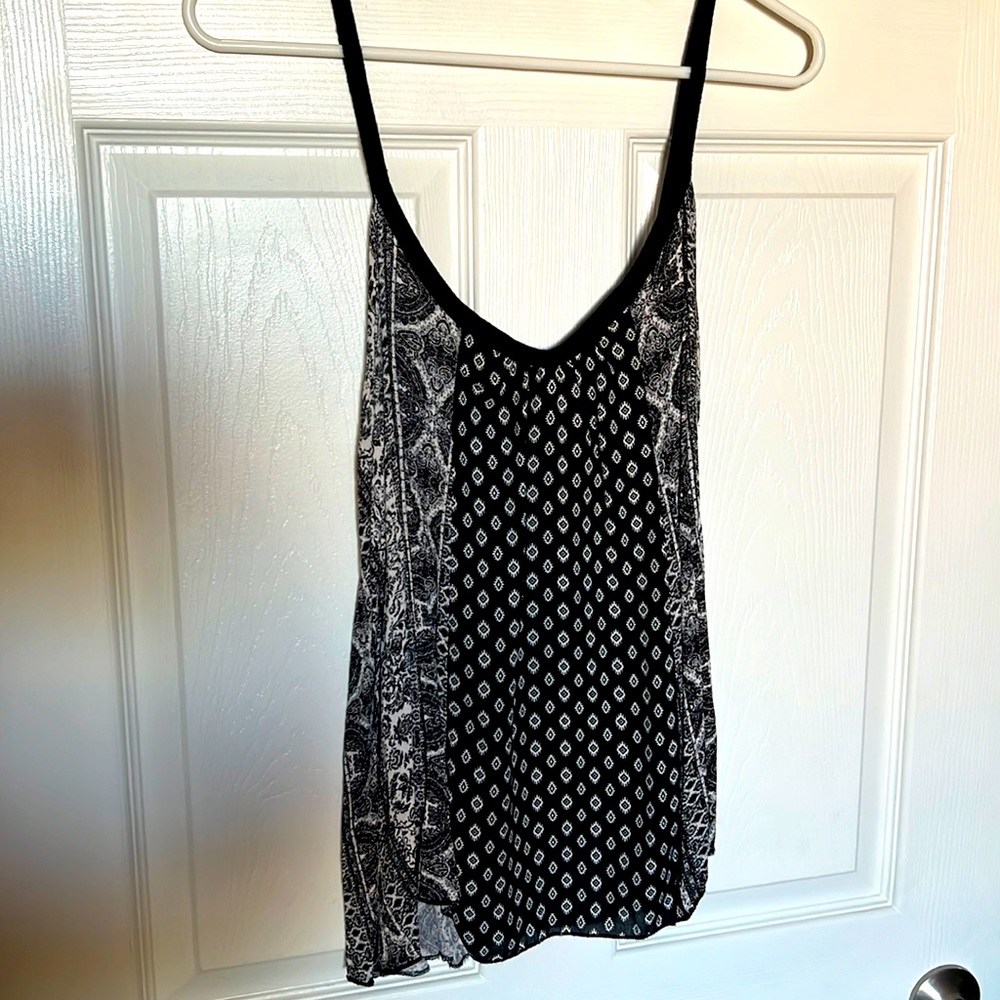 Black tank blouse